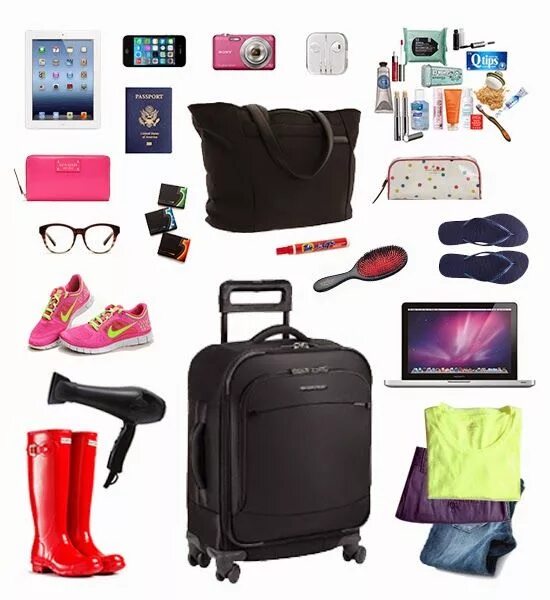 Items things. Вещи Essentials. Travel things. Things for traveling Packing list. Carry-on Bag list.