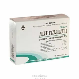 Дитилин инструкция