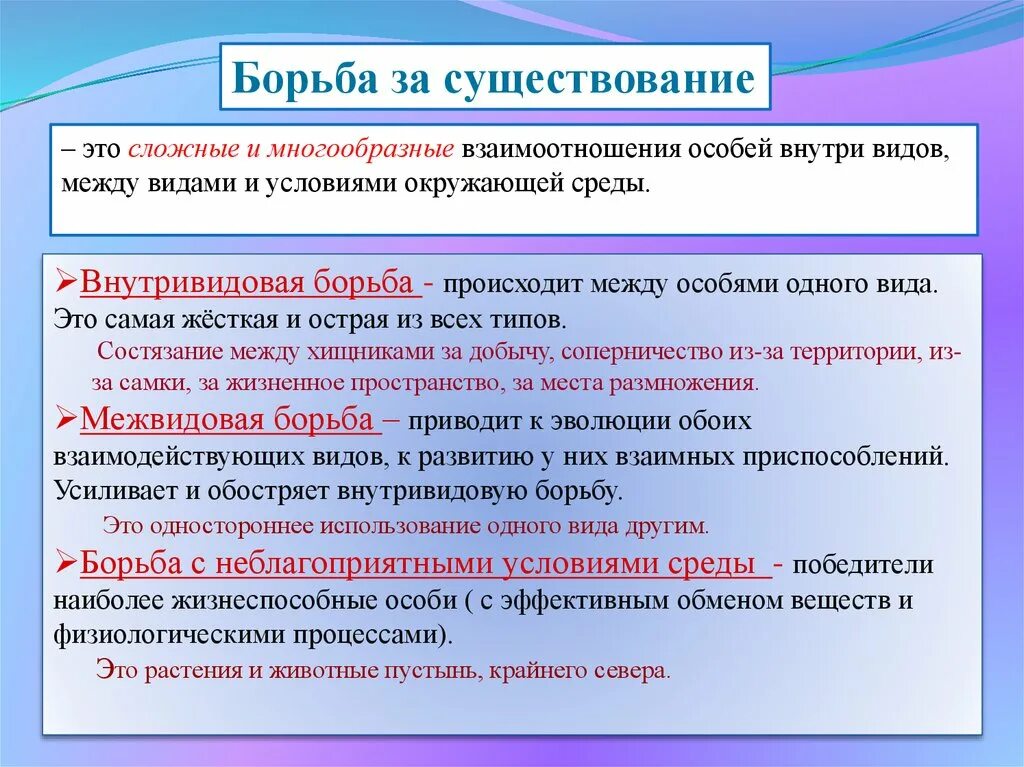 Естественный отбор презентация 9 класс. Борьба за существование. Борба за существование. Борьба за существование и ее формы. Виды борьбы за существование.