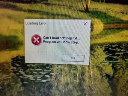 Metadata error