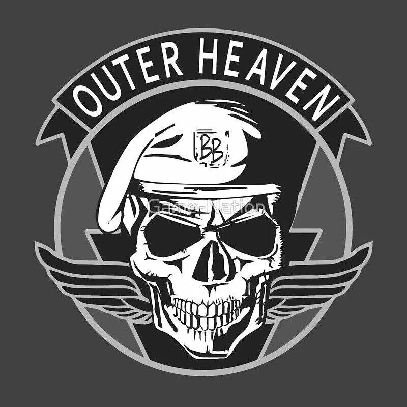 Outer heaven. Аутер Хевен. MGS Аутер Хевен. Логотип Outer Heaven. Outer Heaven Metal Gear.