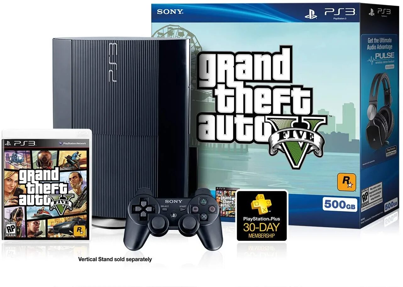 Ps5 маркет. Sony PLAYSTATION 3 Slim 500gb + Grand Theft auto v. PLAYSTATION 3 super Slim 500gb GTA 5. Приставка игровая плейстейшен GTA 5. GTA 5 ps3 диск.