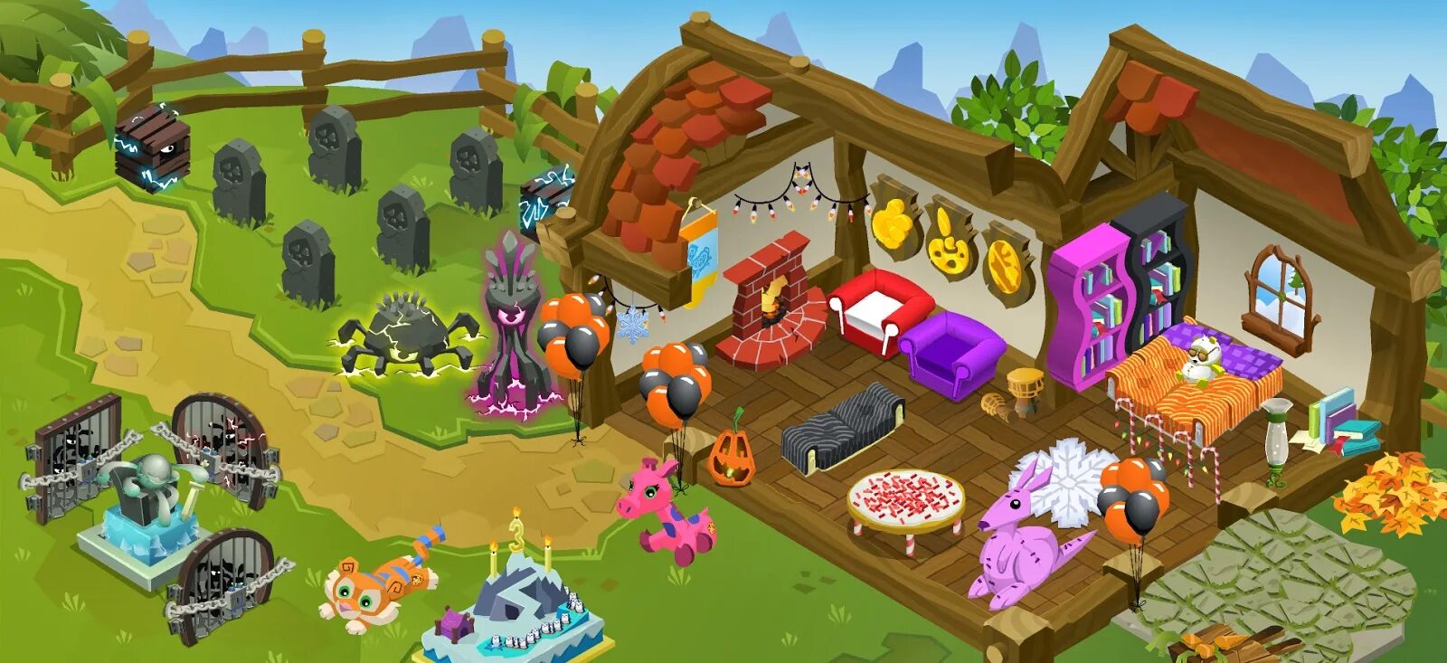 Домики animal Jam. Анимал Джам Сельская ферма. Энимал джем звери. Идеи предметов для лагеря в Энимал джэм.