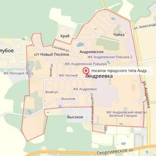 Московская обл рп андреевка