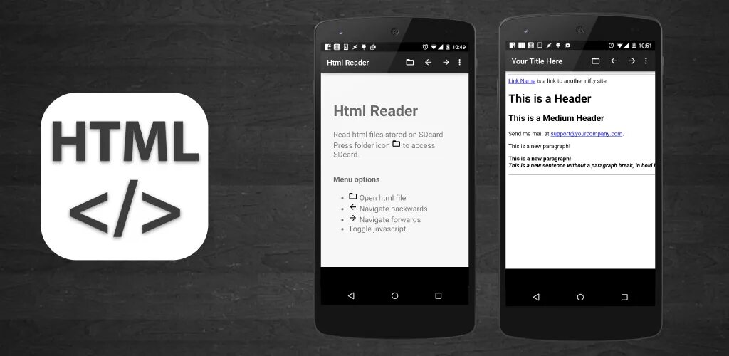Установить приложение html. 5 Html Reader. Html ридер. Html Reader 5.0. Html андроид.