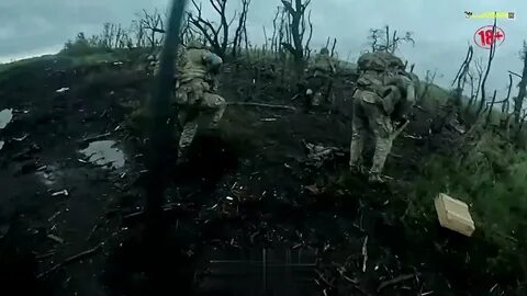 Видео боя в окопе