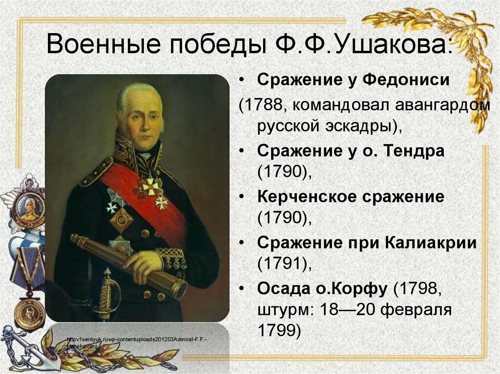 Какой полководец командовал русскими войсками 4 класс. Ушаков 1790. Июль 1788 ф.ф Ушаков. Фёдор Ушаков флотоводец.