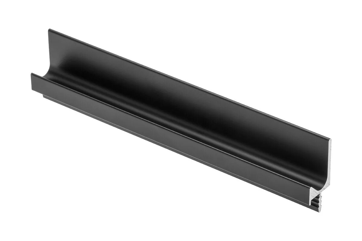 Ручка врезная "l" l-3,5м, черный матовый. Ручка - профиль GTV pa-0243-35-50-20. Pa-0243-35-50-20m GTV. Ручка-профиль 901056.