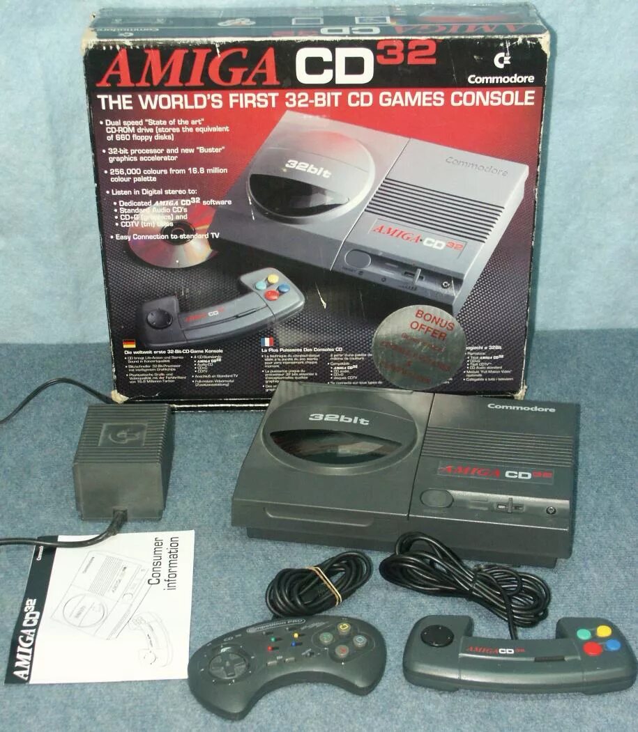 Commodore amiga cd32 игры. Amiga cd32. Commodore amiga cd32. Amiga CD 32 Black Viper Cover.