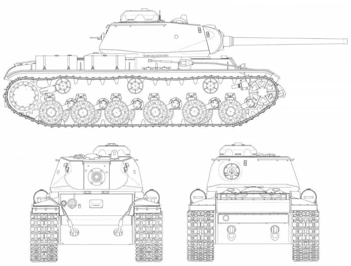 Шаблоны легких танков. Чертежи танка кв-85. Кв 85 сбоку. Кв-85 танк чертежи. Кв 85 вид сбоку.