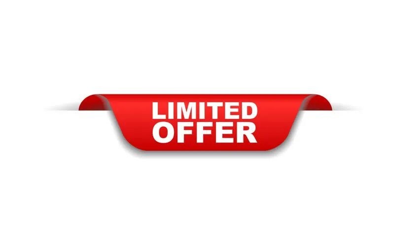 Offers limit. Limited offer.