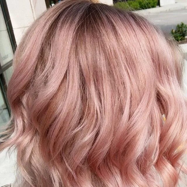 Rose blonde. Роуз Голд цвет волос. Роуз Голд омбре. Dusty Rose цвет волос. Блонд с розовым оттенком.