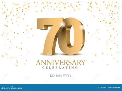 Цифра 70 на юбилей