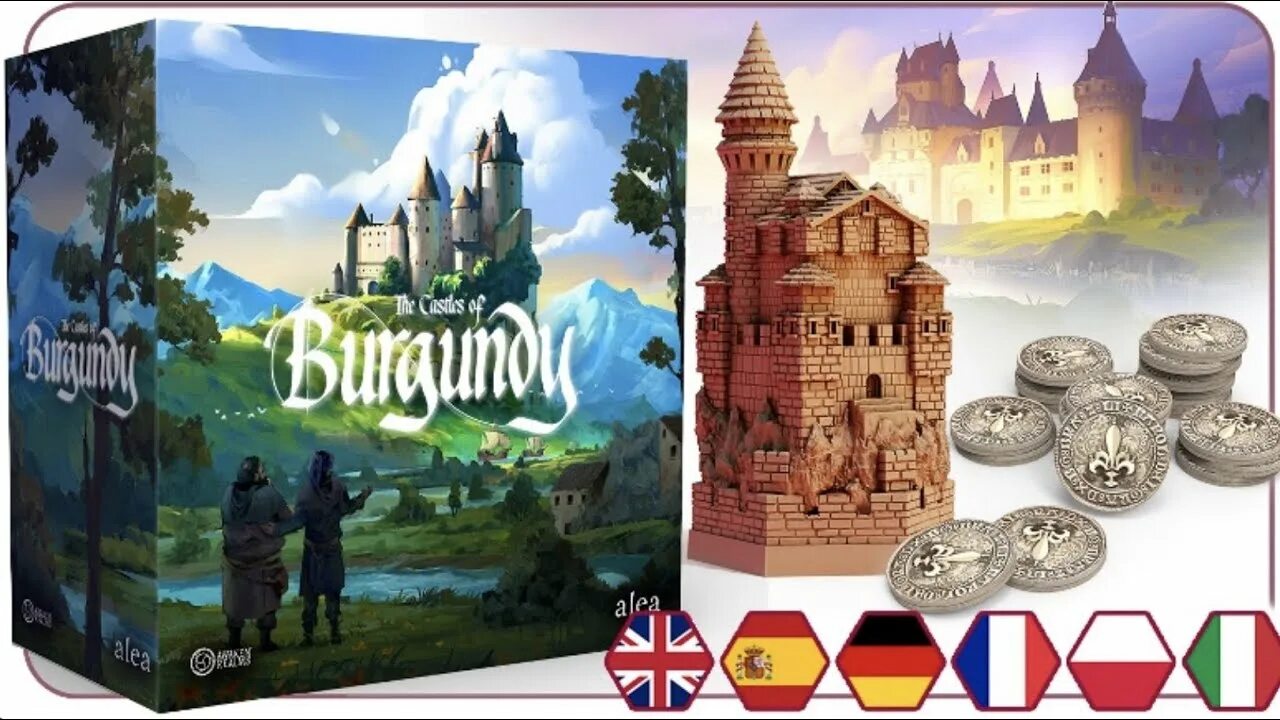 Настолка замки Бургундии. Замки Бургундии Юбилейное издание. Castles of Burgundy игра. Настольная игра замки Бургундии Равенсбургер.