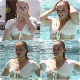 Slideshow does sansa show boob.