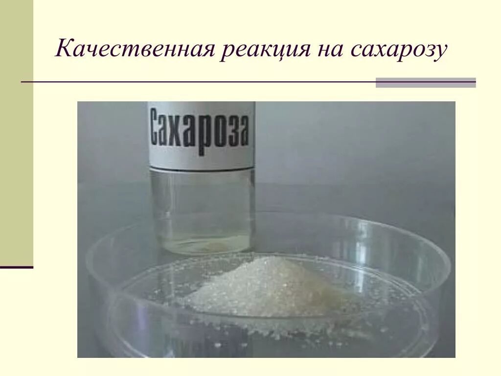 Сахароза растворяется в воде