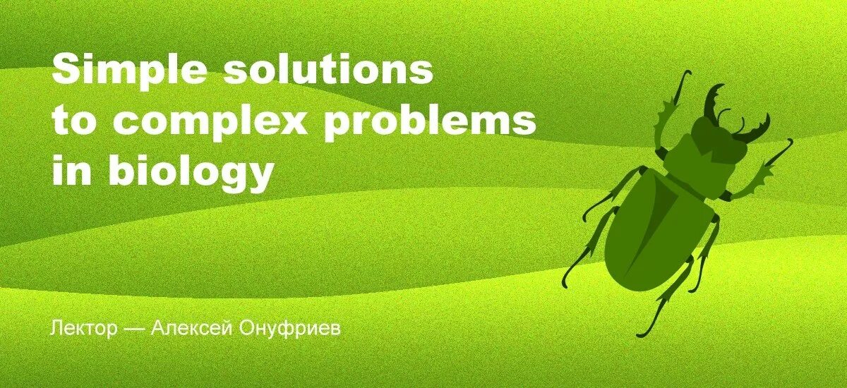 Complex problems. Simple solutions. contemporary research, problems and solutions in biology. unsolved problems of biology. simple solutions/ real results.