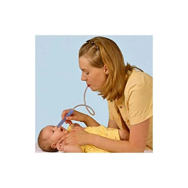 Трубка для отсасывания соплей у малышей. Прибор для отсасывания слизи из носа у ребенка. Отсос соплей у новорожденных.