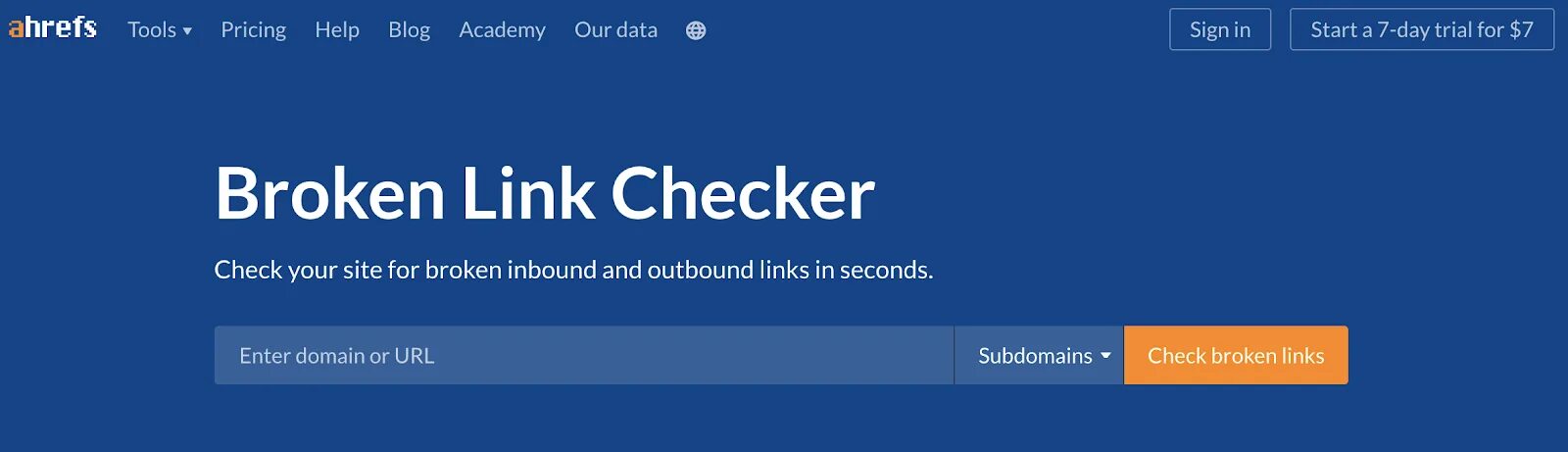 Check is broken. Broken link. check my links.
