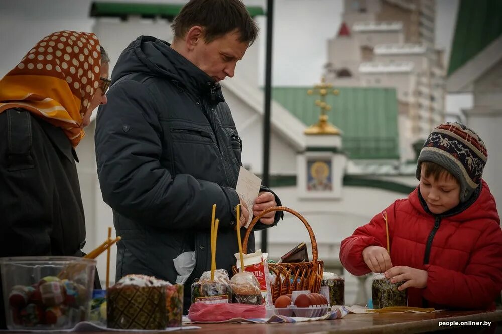 Пасха в этом году католическая и православная. Минск православный.