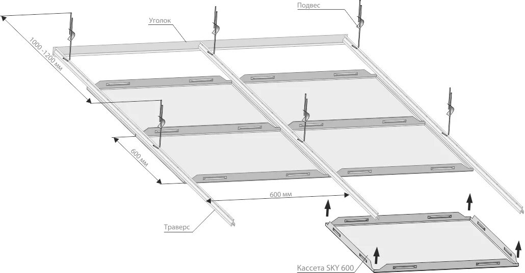 Крепление подвесного потолка Армстронг. Подвесной кассетный потолок, система ар600ас, "Албес". Армстронг Албес 120x30. Кассетный потолок Люмсвет Sky t24 белый.