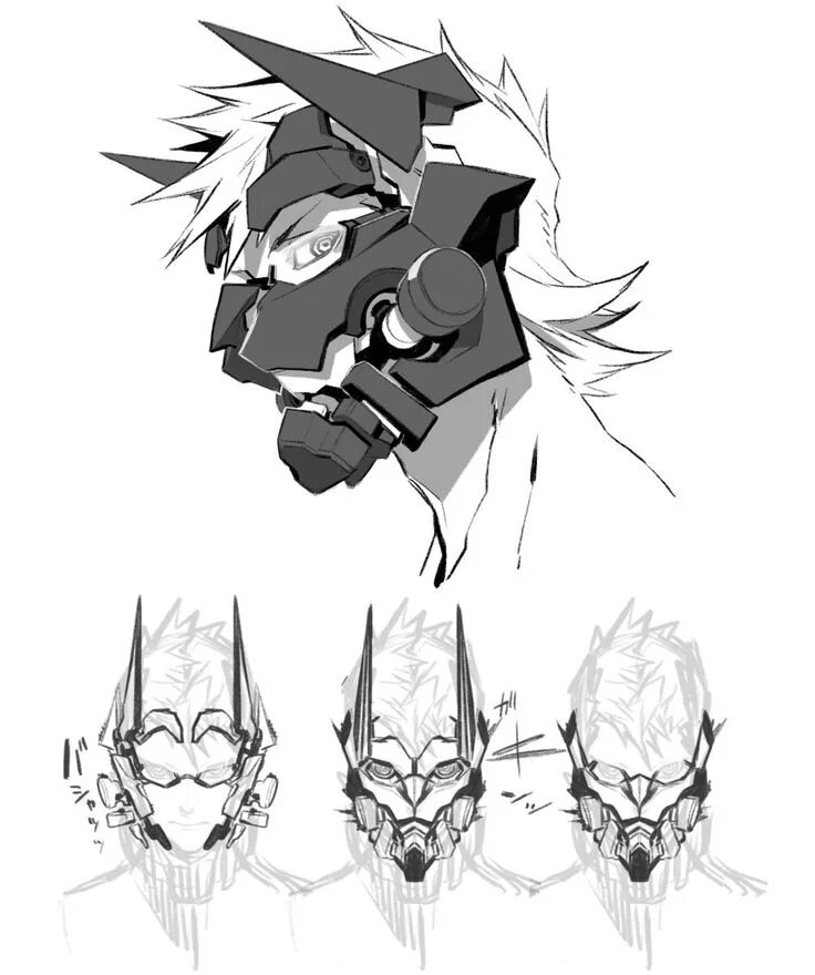 Белая фарфоровая маска. Противогаз концепт арт. Респиратор сбоку референс. Маски концепт арт. Противогаз референс сбоку.