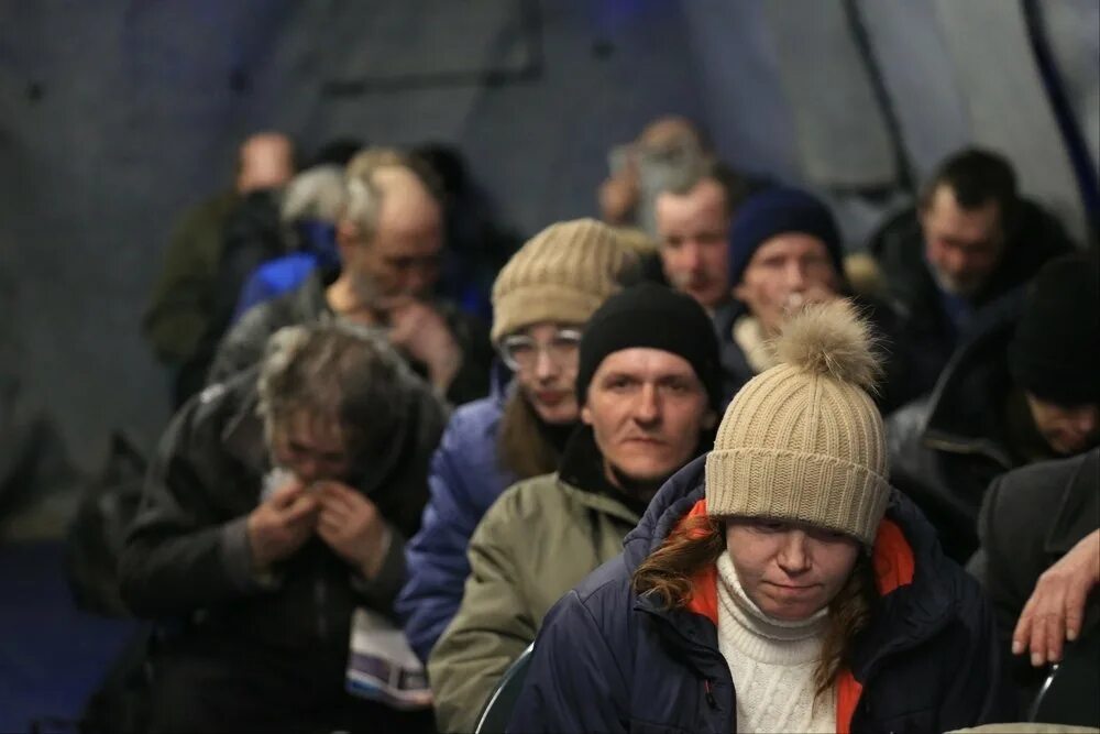 Ангар спасения в Москве. Служба спасения бездомных.