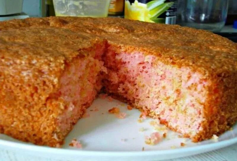 Пирог из киселя рецепт