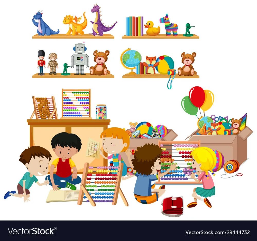 The toys are in the room. Игровые обучающие ситуации с игрушками-аналогами. toys in the room. classroom with toys.
