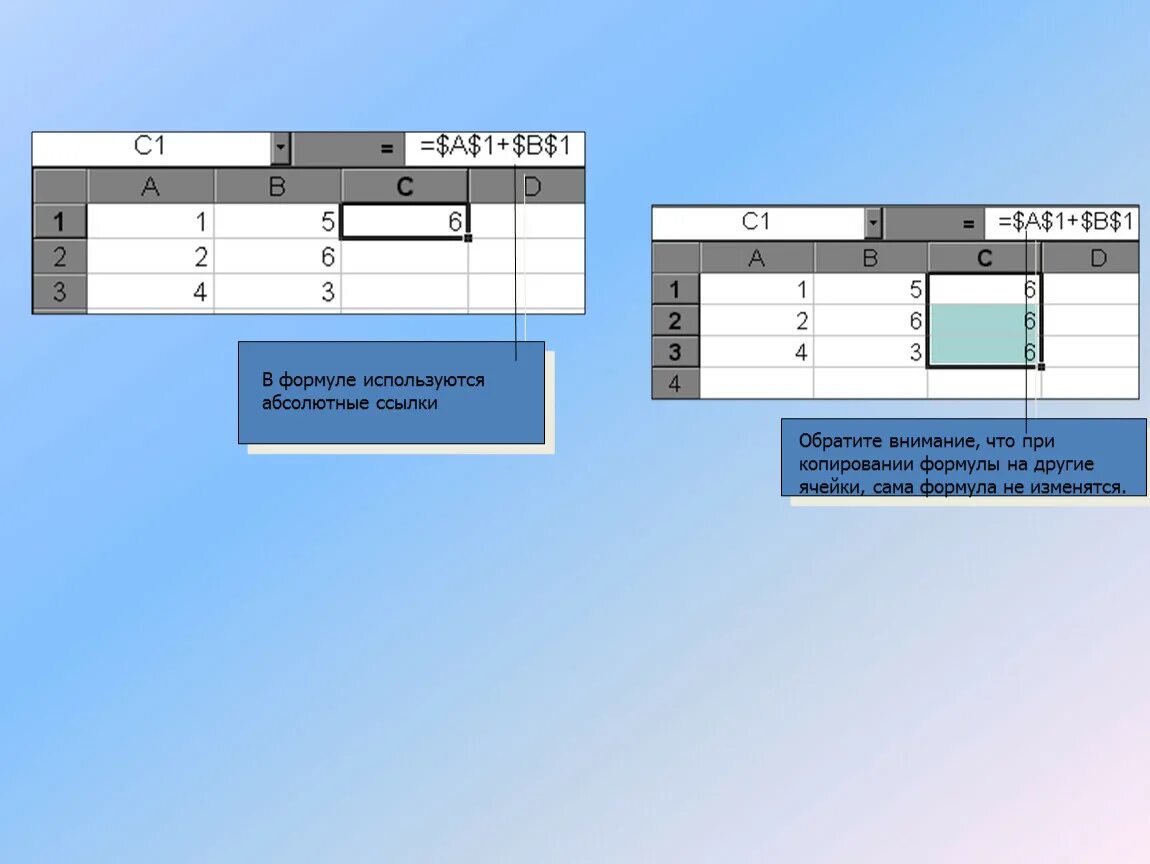 Ячейки по другому. Абсолютная ссылка примеры задач. Как Скопировать формулу в смежные ячейки. Когда в формуле используется эпсолонт.