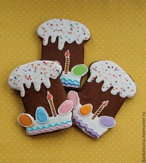 Кулич из фетра