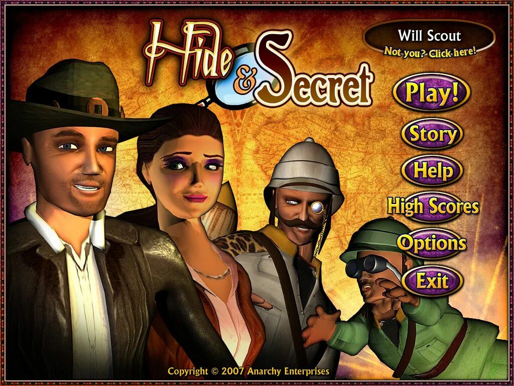 Игра Hide and Secret. Ages под