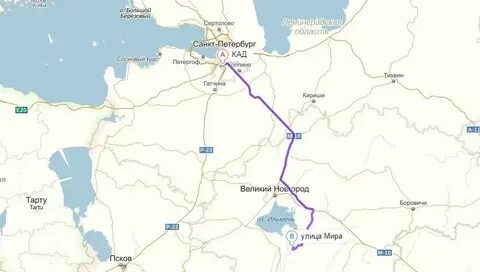 Маршрут санкт петербург старая русса