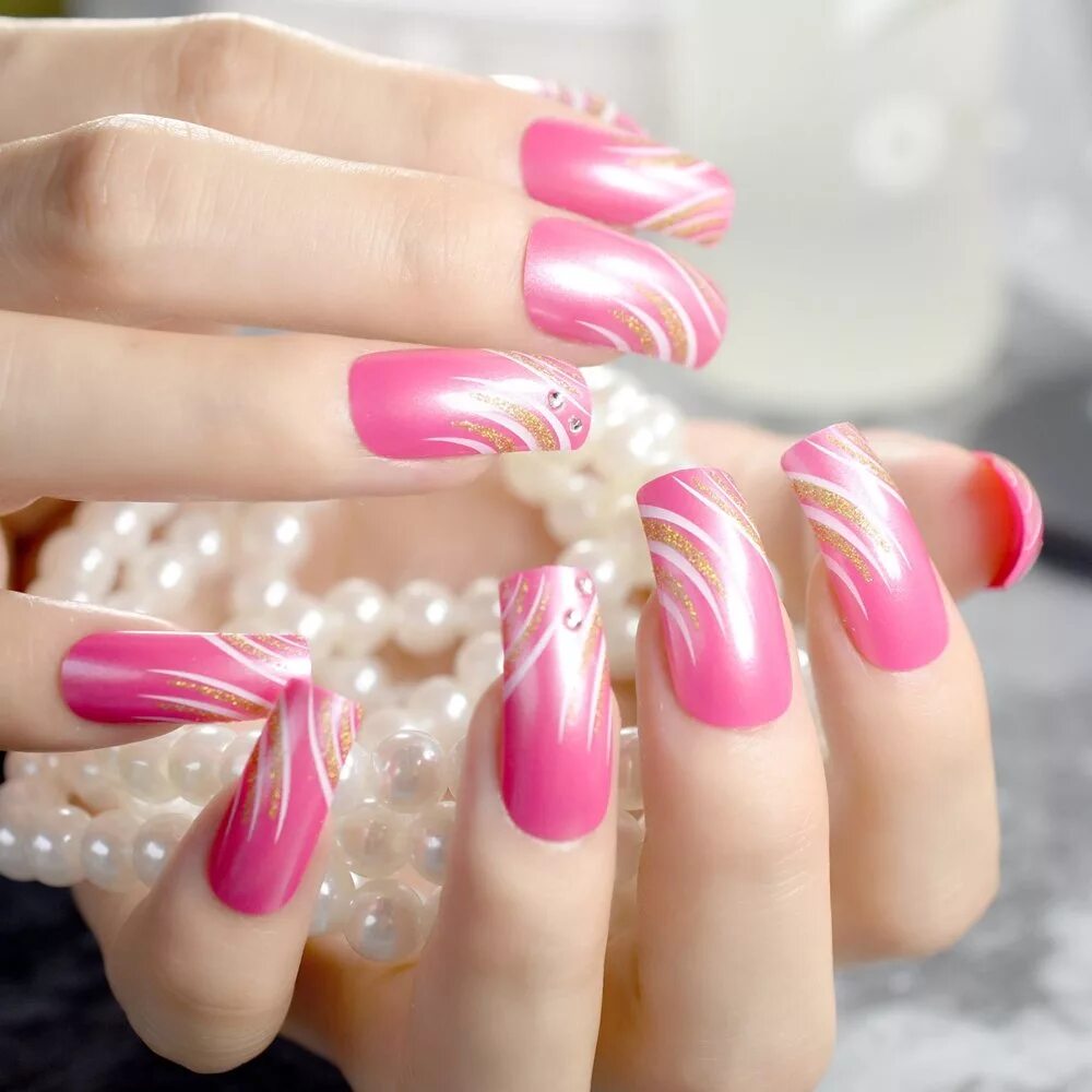 Нейл дизайн. Красивые ногти. Розовые ногти. Красивый маникюр. Шикарные ногти.