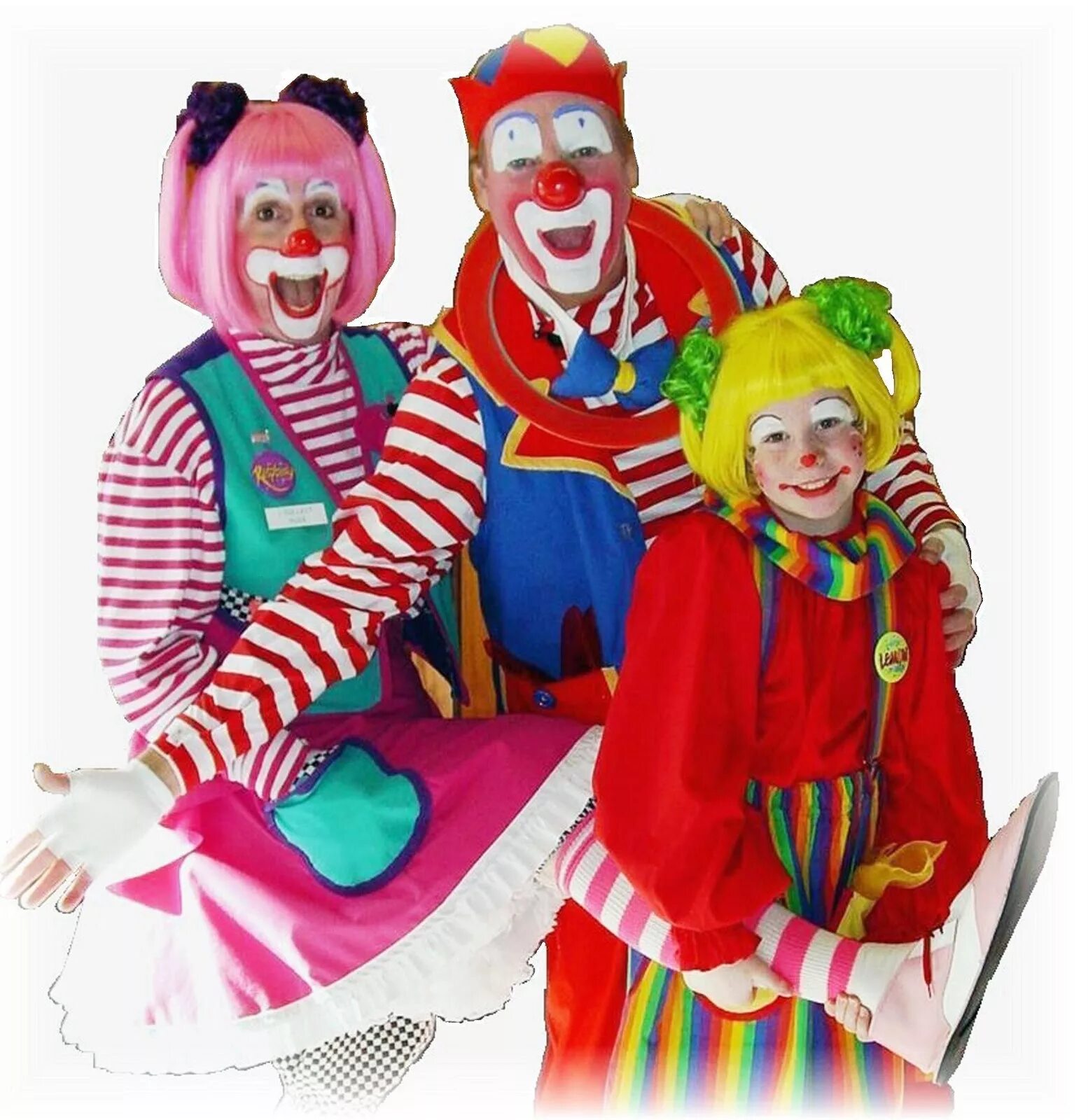 There three clowns at the. Три клоуна. Вечеринка клоунов. Три клоунессы. Трое клоунов.