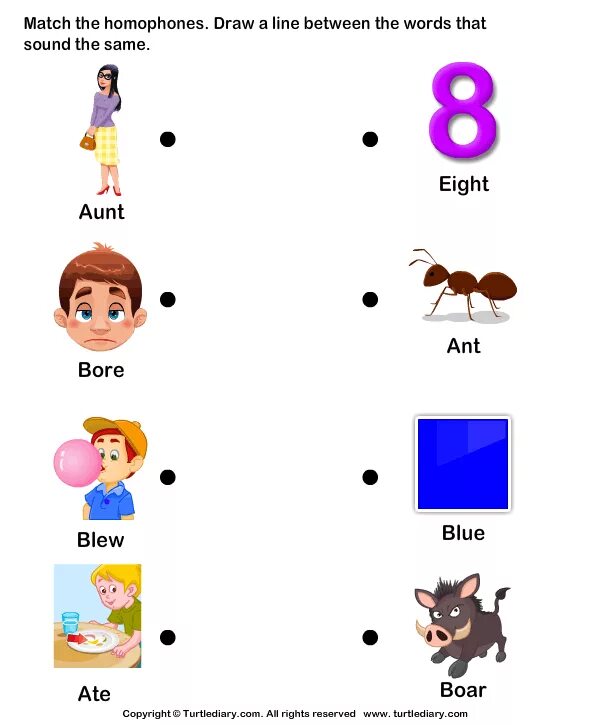 Match the words fun. Homophones Worksheets for Kids. Worksheet about homophones. Match the Words with the same Sound. Eight in English for Kids.