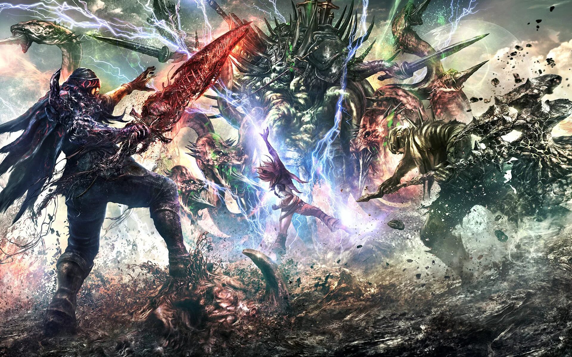 Битва против монстров. Soul sacrifice (ps vita). компьютерные игры битва. сражения фэнтези картинки. магическая битва.