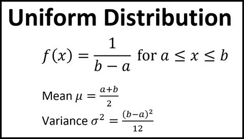 Uniform distribution c