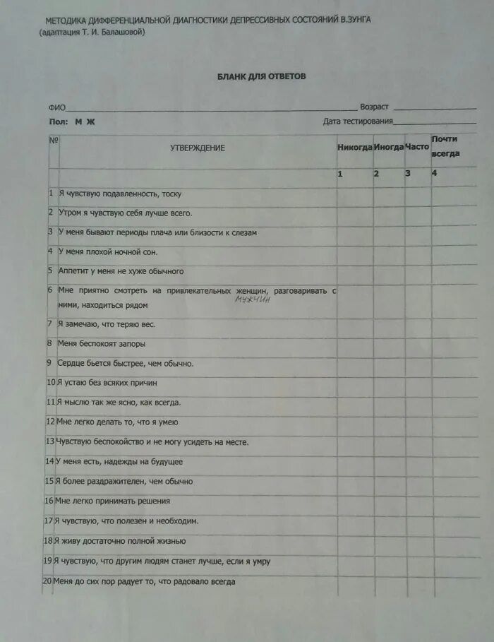 шкала оценки депрессии зунга. методика дифференциальной диагностики зунга. шкала самооценки депрессии цунга бланк. «шкала дифференциальной диагностики депрессивных состояний». интерпретация опросника бека депрессия.
