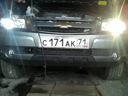 Дальний свет нива шевроле какие лампочки