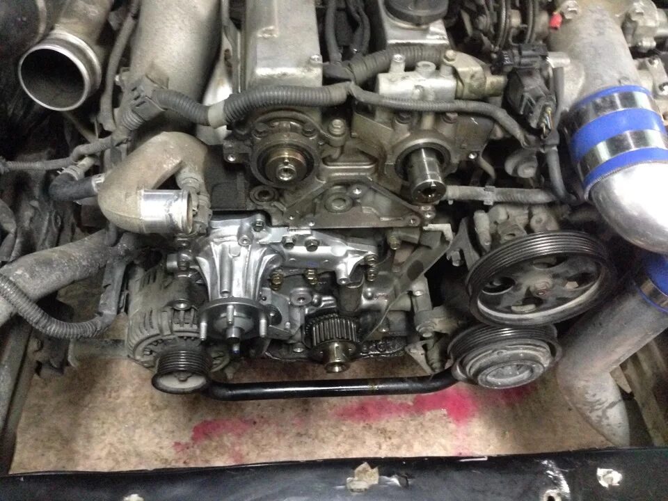 Замена 1jz. Помпа 2jz ge vvti. гур 1jz-ge.