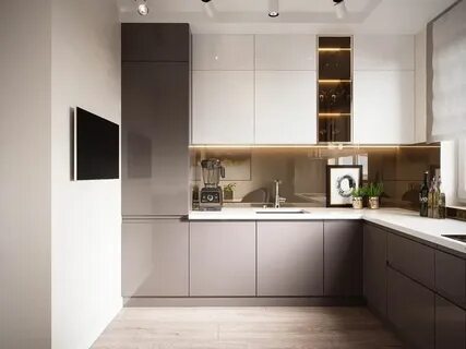 Кухни современные дизайн угловые маленькие