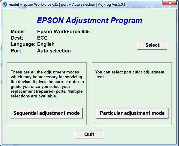 Epson l3100 сброс памперса