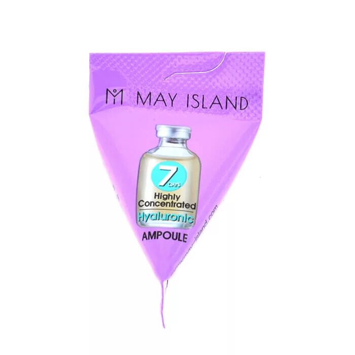 Сыворотка для лица May Island 7days с гиалуроновой кислотой. May Island 7 Days highly concentrated Hyaluronic Ampoule. Сыворотка для лица увлажняющая May Island Seven Days Hyaluronic Ampoule, 3 мл. Сыворотка с гиалуроновой кислотой May Island 7 Days Hyaluronic Ampoule.