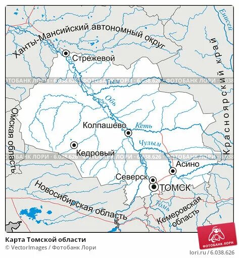 Томская область города карта. Карта Томской области. Кедровый Томская область на карте. Карта Томской области с населенными пунктами. Томская область на карте России.