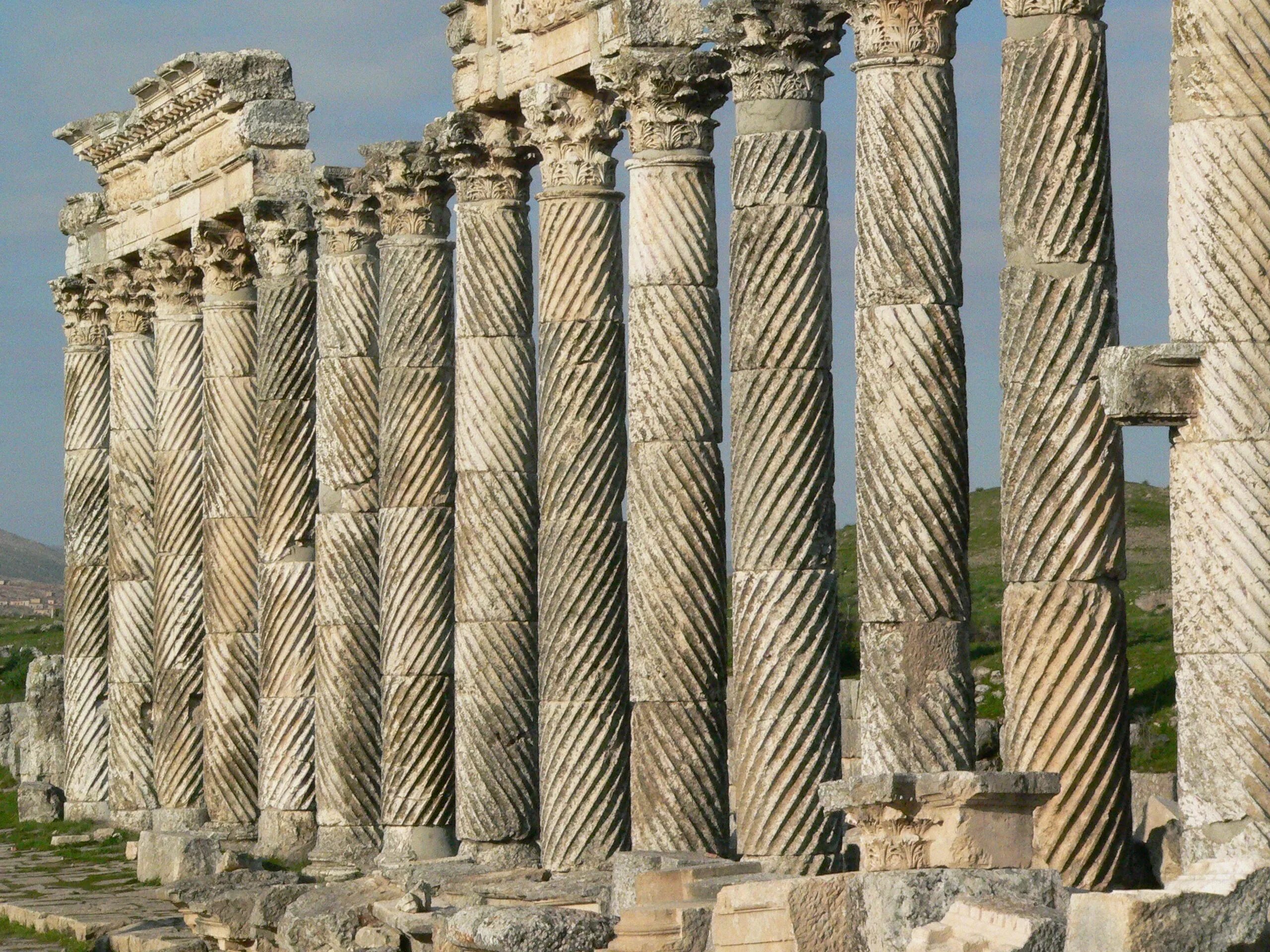 Turned columns