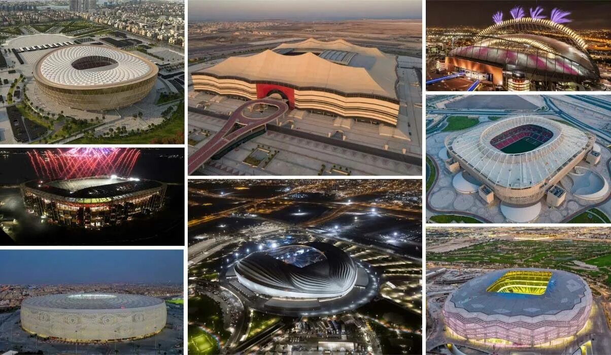 World Cup 2022 8 Stadiums. Qatar Stadiums number. World Cup 2022 8 Stadiums in Map