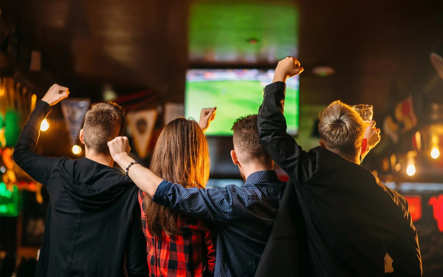 Watching sporting events