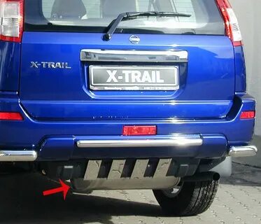X trail задний бампер