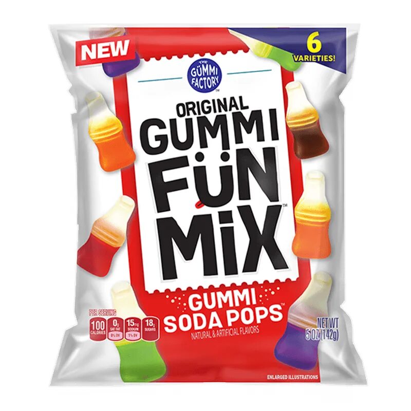Fun mix. Сода вечеринка. Микс фан. Gummy Original. Adri-Gummi.